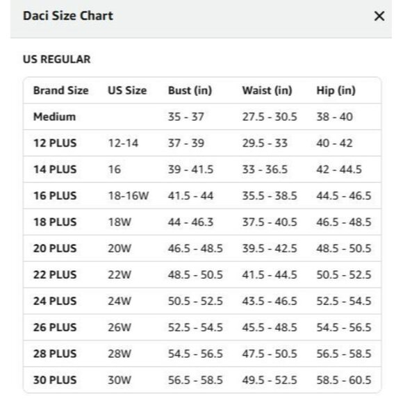 Daci Plus Size 22W Two-Piece Swimsuit High-Waisted Bottom Ruched Floral Bikini - Picture 8 of 9